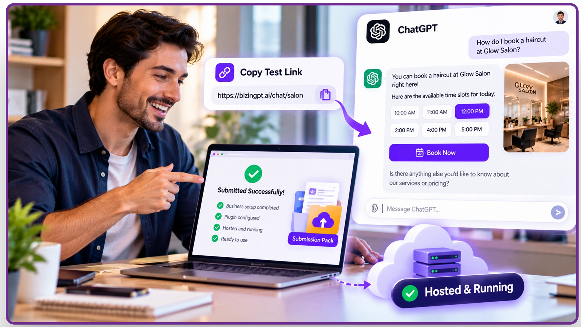 BizinGPT plugins ready to test and launch