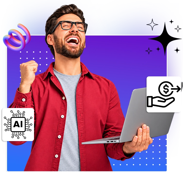 Premium 3D AI shopping growth