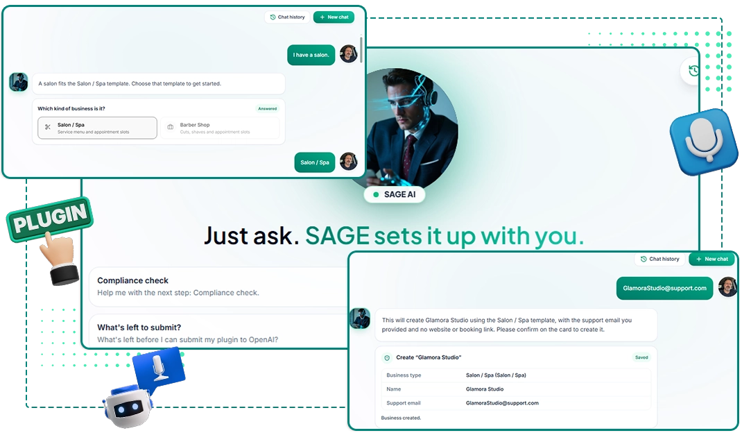 AI Build Assistant (Chat & Voice)