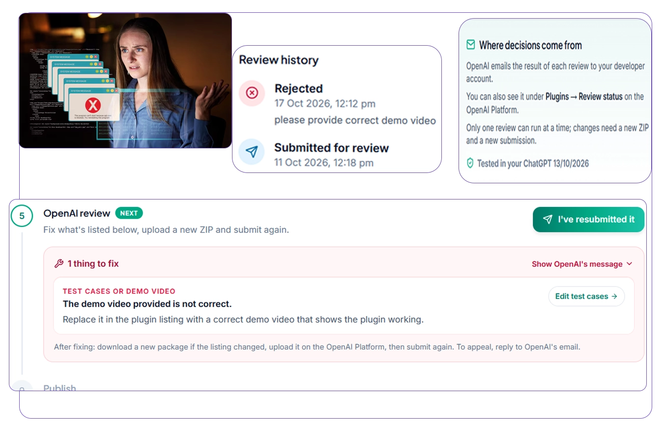 Rejection Helper preview